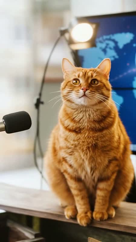 萌宠演播室 · 猫咪开口说话短片 #11